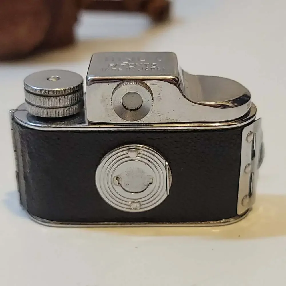 Vintage Mycro Subminiature Spy Camera - Sanwa Co. Ltd. Made in Japan w/ Leather